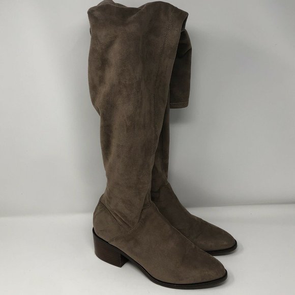 Steve Madden Gabbie Micro-Suede sock boots sz 8.5 - Picture 2 of 11